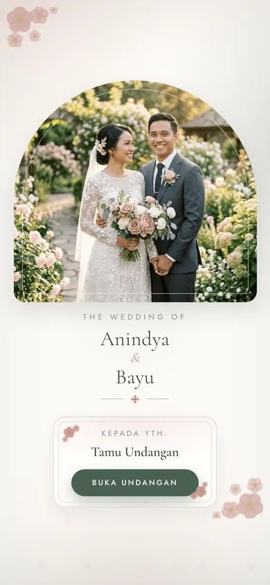 Pratinjau template undangan Elegant Floral