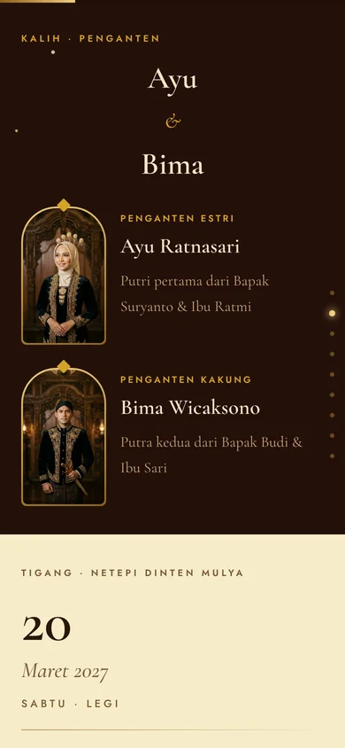 Pengantin Swarna Jawa