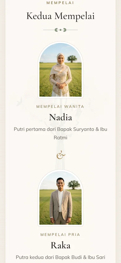 Pengantin Rangkai Kasih 3D